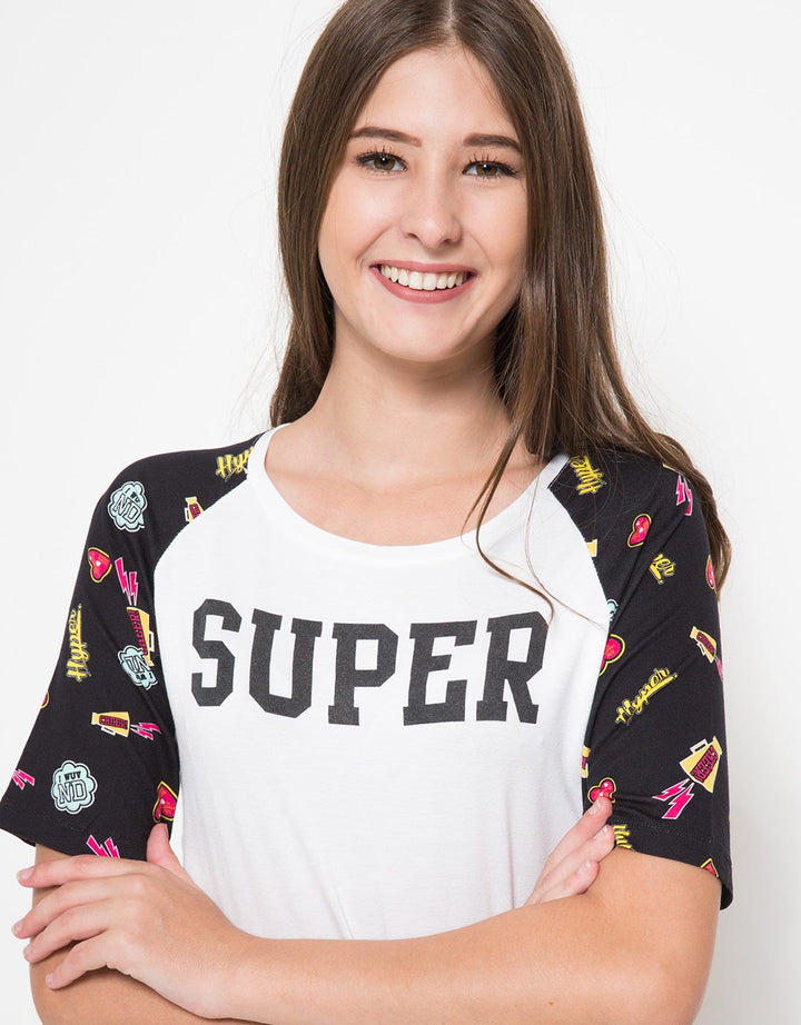 Ninety Degrees Super Raglan Tee