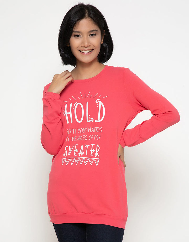 Ninety Degrees Sweater Lengan Panjang Wanita