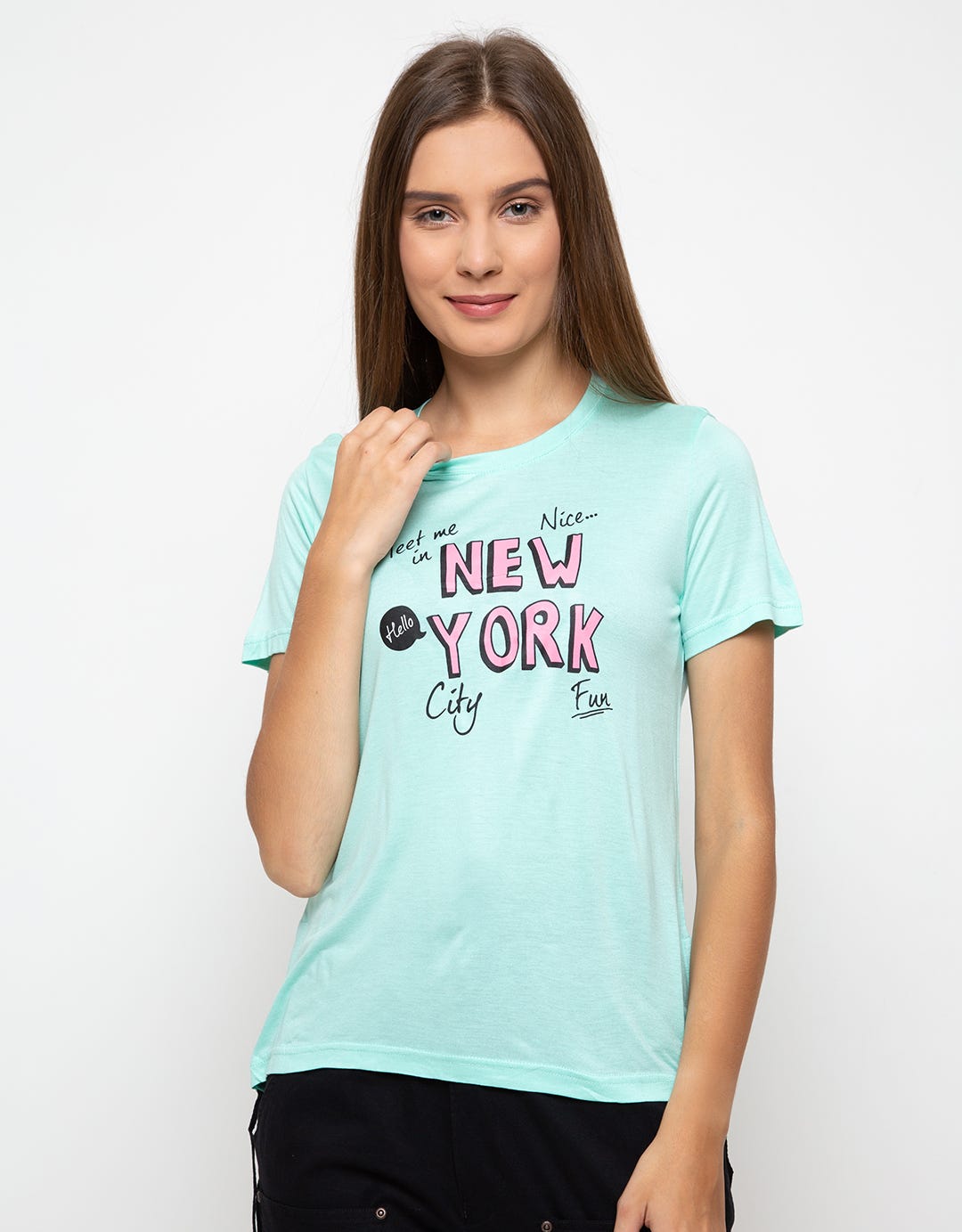 Ninety Degrees Tshirt Print New York City