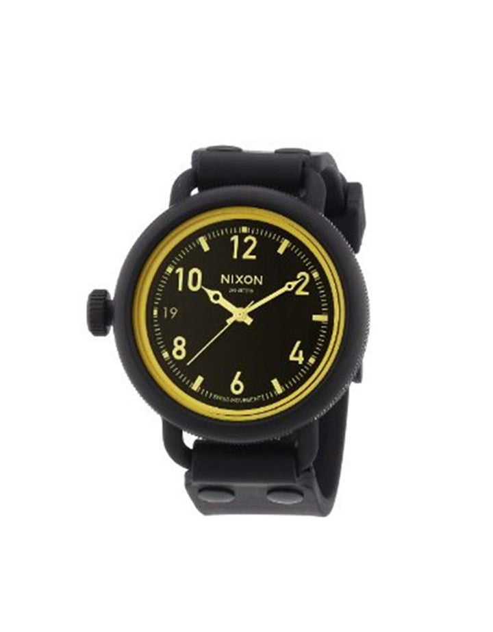 Nixon October Matte Black-Orange Tint Jam Tanga