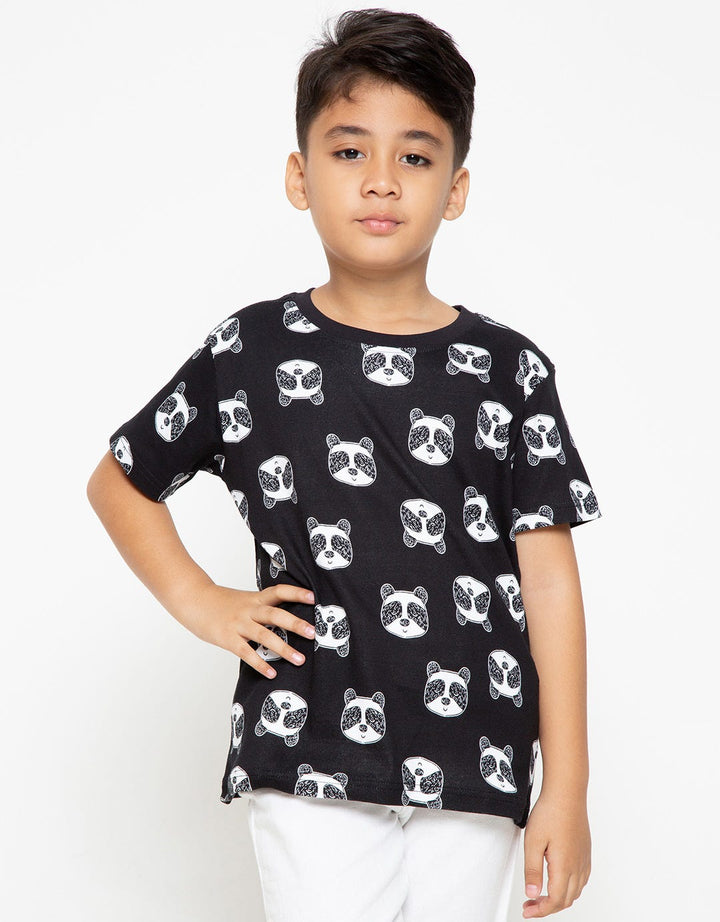 Nohea Panda Head Full Print Tshirt