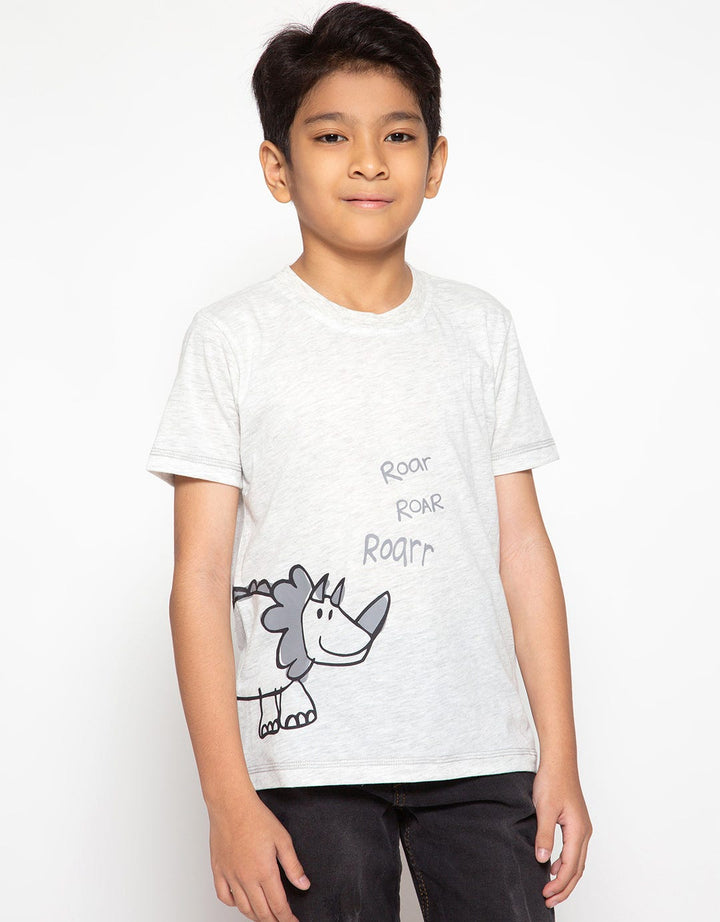 Nohea Print Roar Dinoceros Tshirt