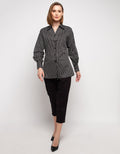 Novo Blouse Hem Garis 5991