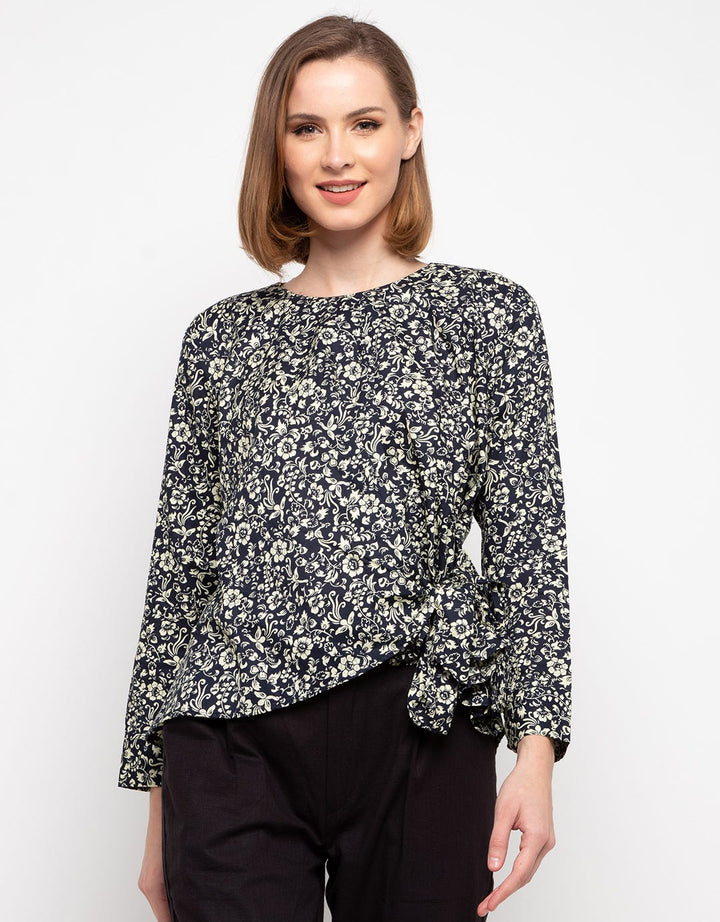 Novo Blouse Oblong Kembang 5921