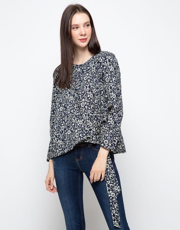 Novo Blouse Oblong Kembang 5921