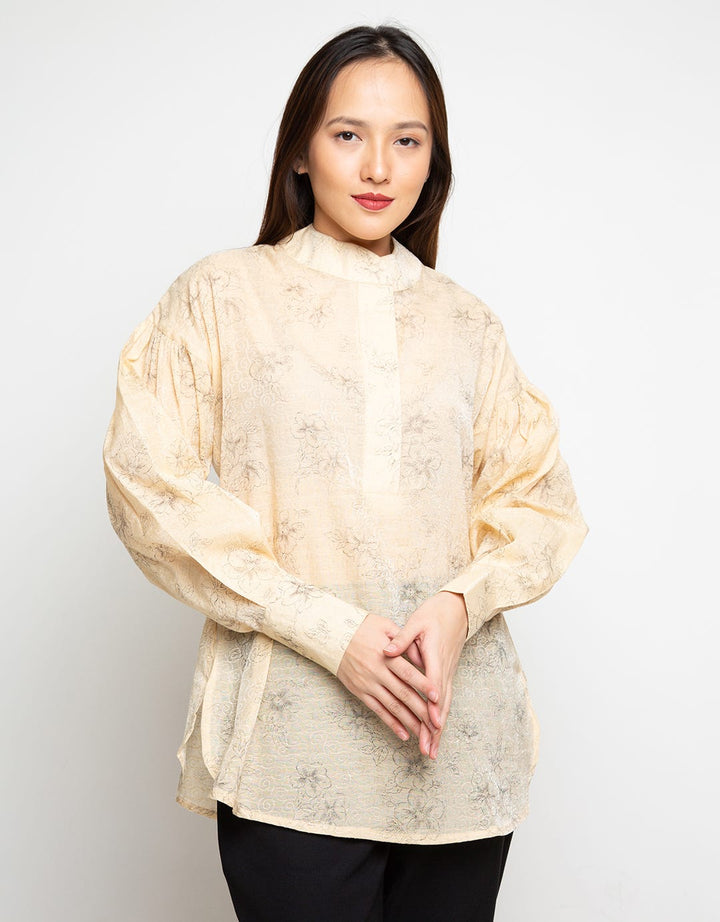 Novo Floral Print Long Sleeve Blouse