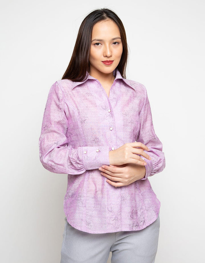 Novo Floral Print Long Sleeve Blouse