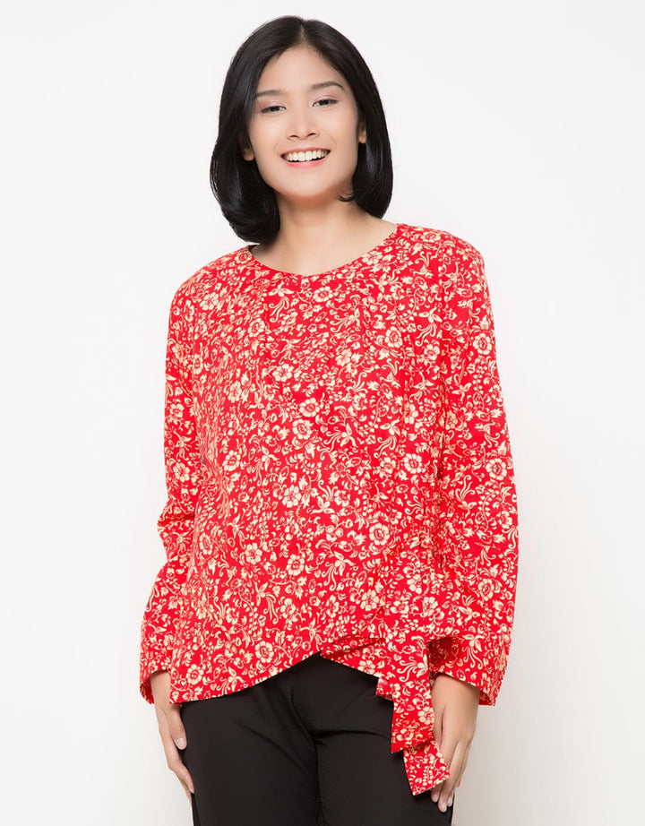 Novo Blouse Oblong Kembang 5921