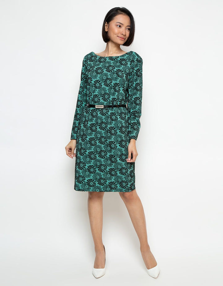 Novo Dress Flower 80s