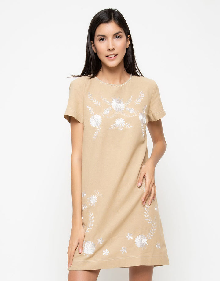 Novo Dress Span Bordir