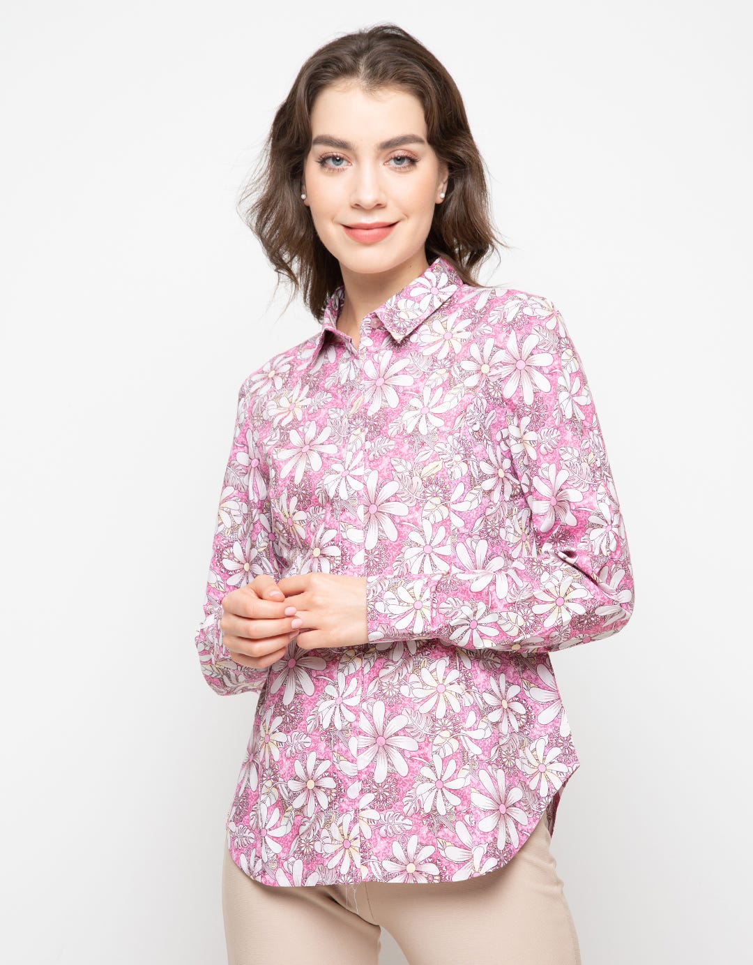 Novo Hem Print Flower