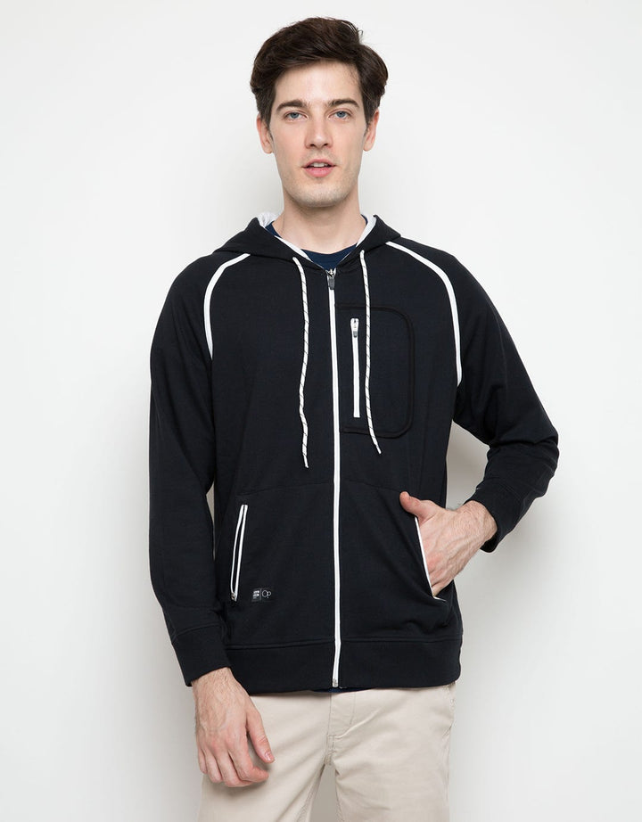 OCEAN PACIFIC Jaket Hoodie Detail Stripes
