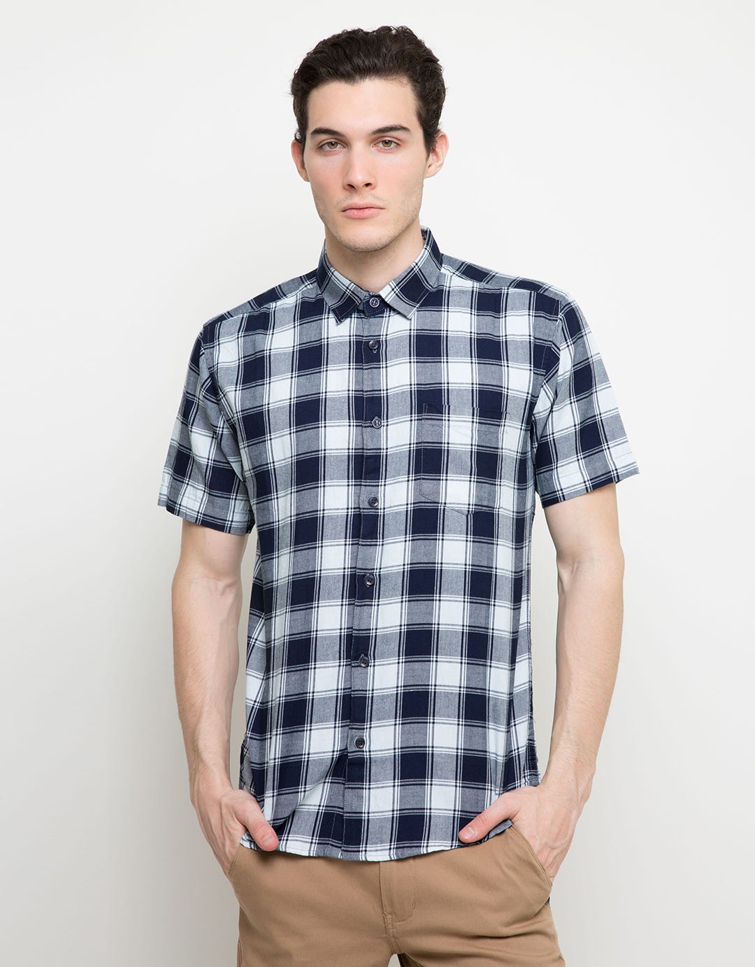 OTO ONO Checkers Print Shirt