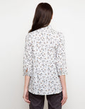 L/S TOP COT PR FLOWE