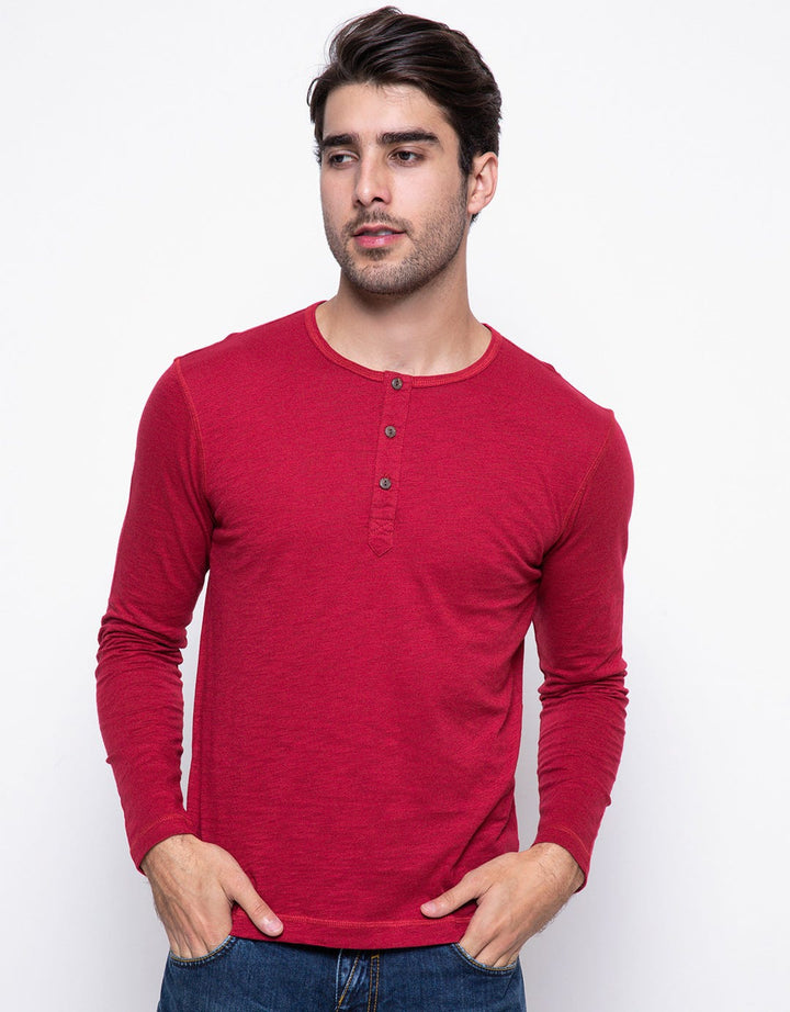 Paradigm Men's Basic Button Henley T-Shirt