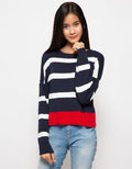 Peponi Blus Wanita Bottom Contrast