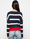 Peponi Blus Wanita Bottom Contrast