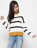 Peponi Blus Wanita Bottom Contrast