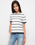 Peponi T-Shirt Wanita Minty Stripes