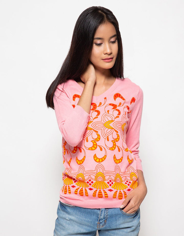 Peponi Blus Wanita Royal Flowers
