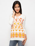 Peponi Blus Wanita Royal Flowers
