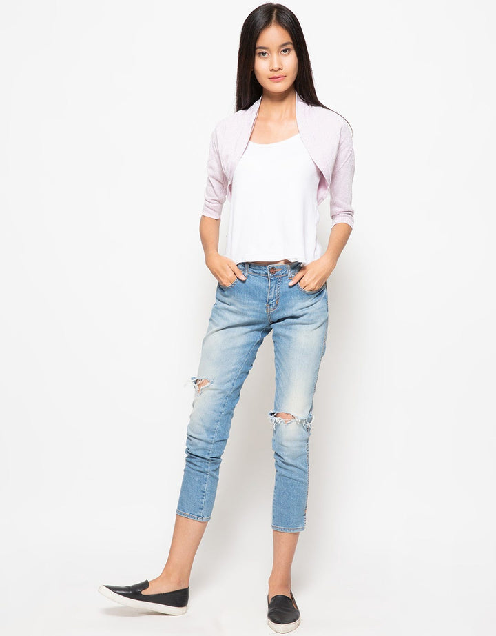 Peponi Bolero Wanita Scoop Front