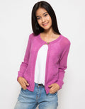 Peponi Cardigan Wanita Woofle Single Button