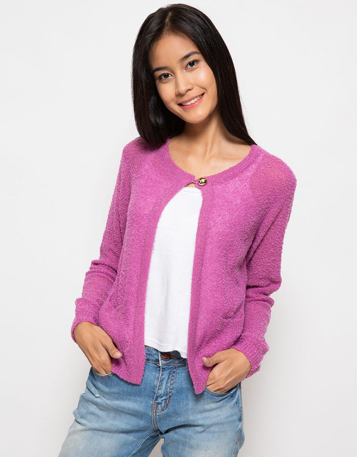 Peponi Cardigan Wanita Woofle Single Button