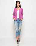 Peponi Cardigan Wanita Woofle Single Button