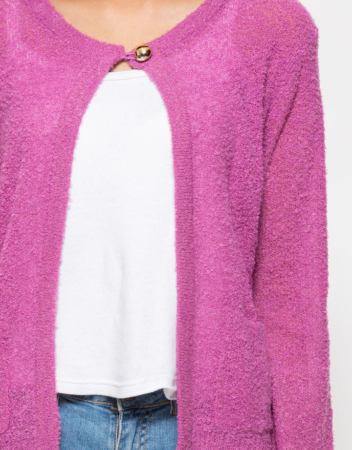 Peponi Cardigan Wanita Woofle Single Button