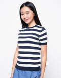 Peponi Stripe Blouse Wanita
