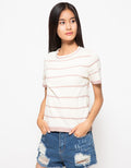 Peponi T-Shirt Wanita Minty Stripes