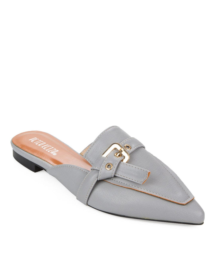 Peter Keiza Buckle Accent Flatshoes