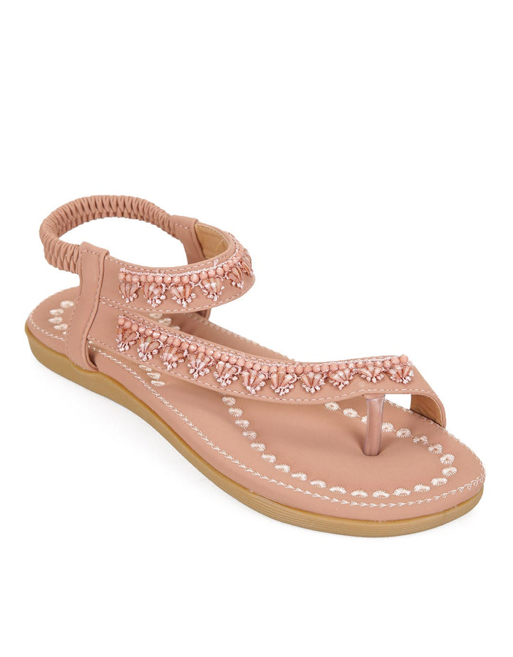 Peter Keiza Sandal Detail Beads Strap