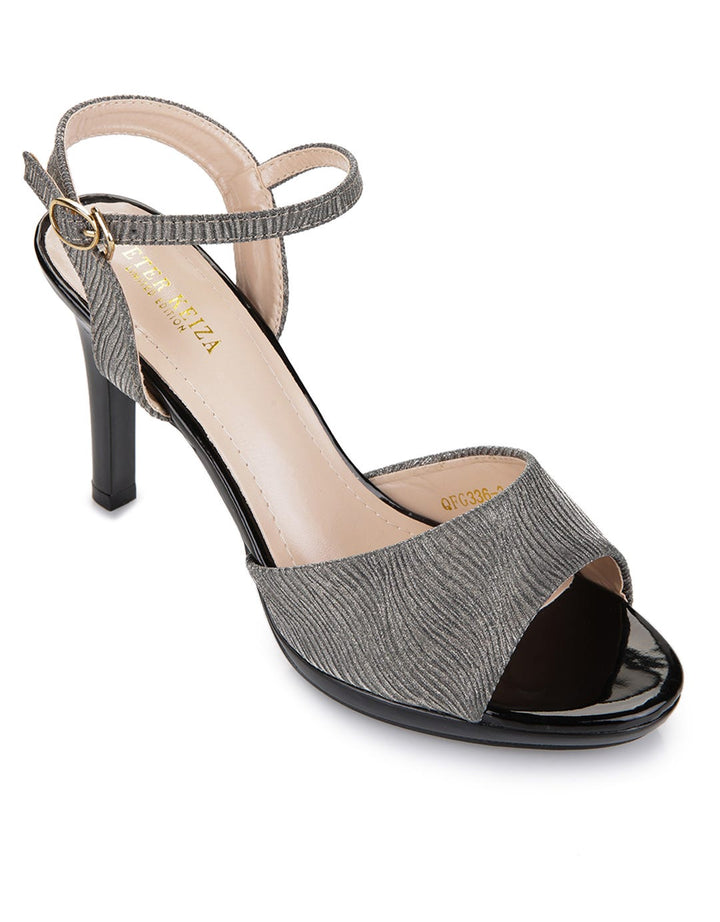 Peter Keiza Sepatu Heels Aksen Emboss