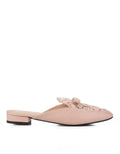Peter Keiza Heels Shoes Front Floral Lace Accent