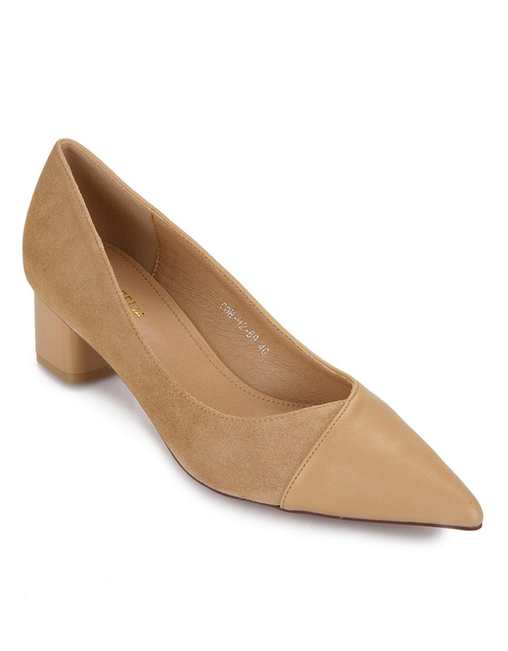 Peter Keiza Sepatu Heels Aksen Layered