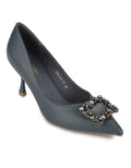 Peter Keiza Sepatu Heels Detail Diamante Buckle