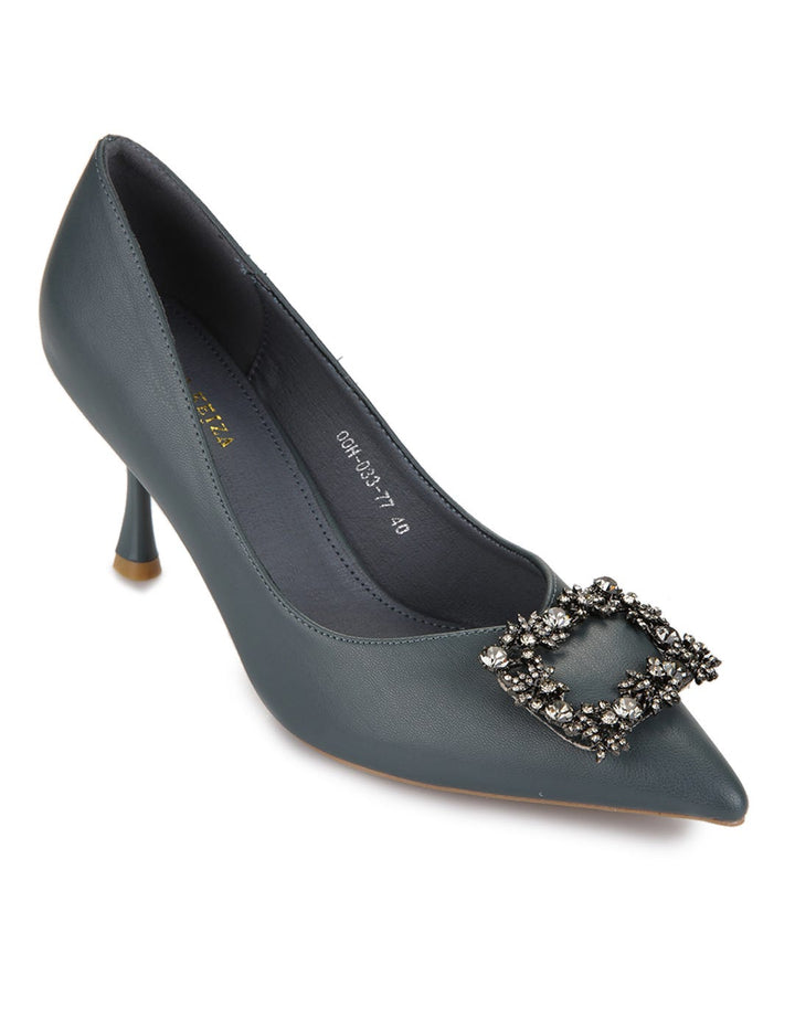 Peter Keiza Sepatu Heels Detail Diamante Buckle