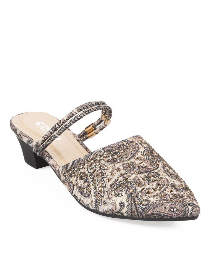 Peter Keiza Sepatu Heels Detail Diamante