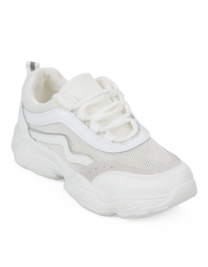 Peter Keiza Woven Accent Sneakers