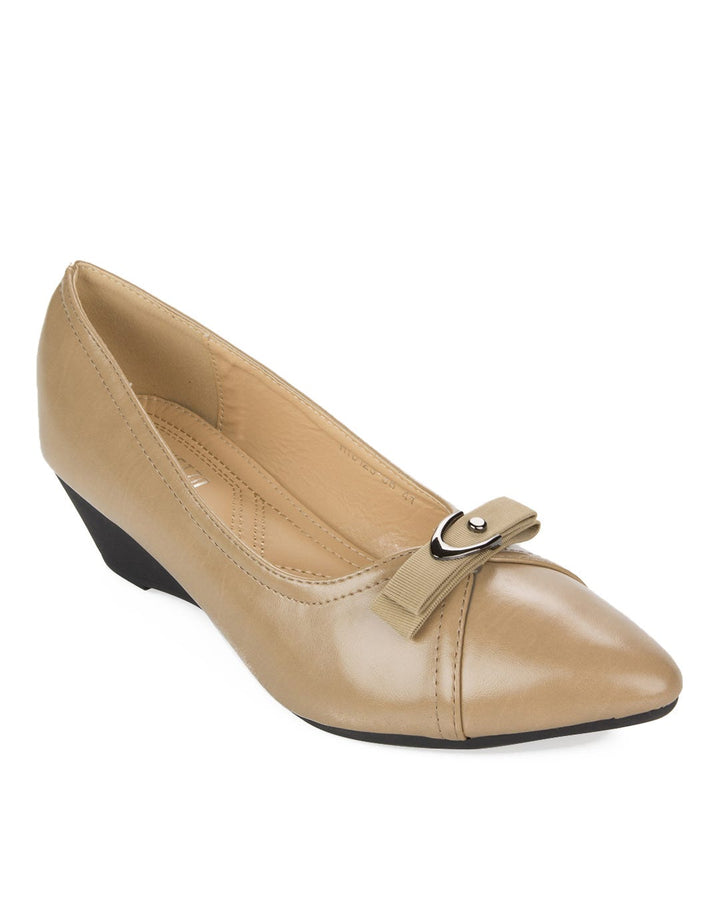 Peter Keiza Sepatu Wedges Detail Brooch Ribbon