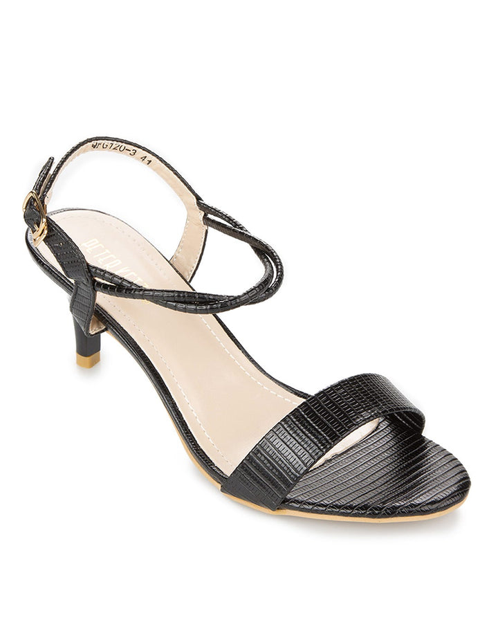 Peter Keiza Stripe Texture Heels