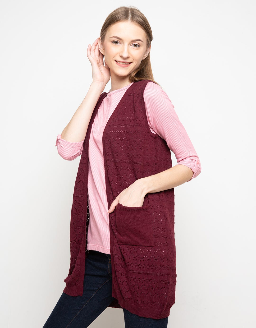 OPEN STITCH CARDIGAN