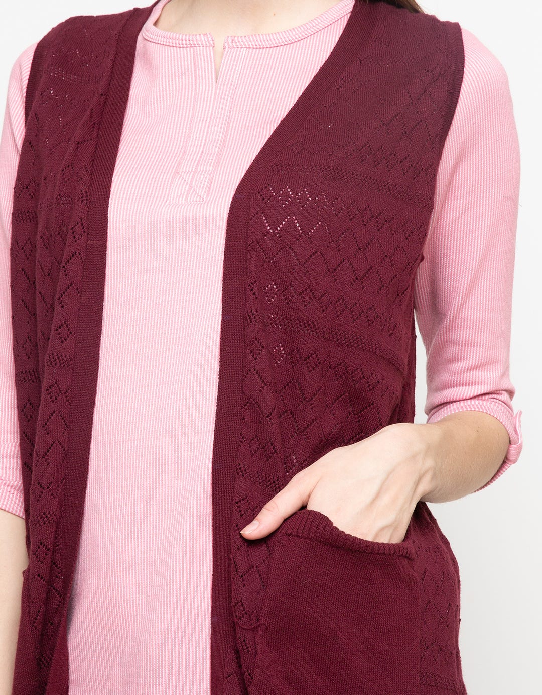 OPEN STITCH CARDIGAN