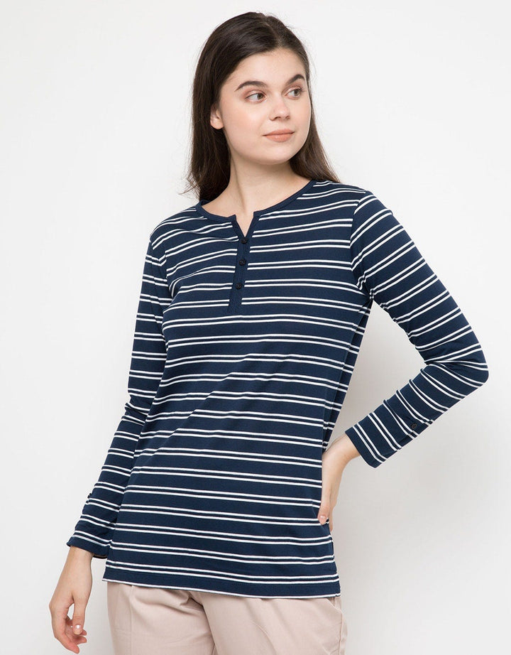 LS T-SHIRT V HENLEY