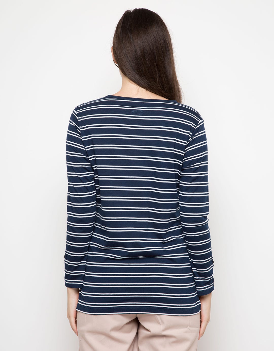 LS T-SHIRT V HENLEY