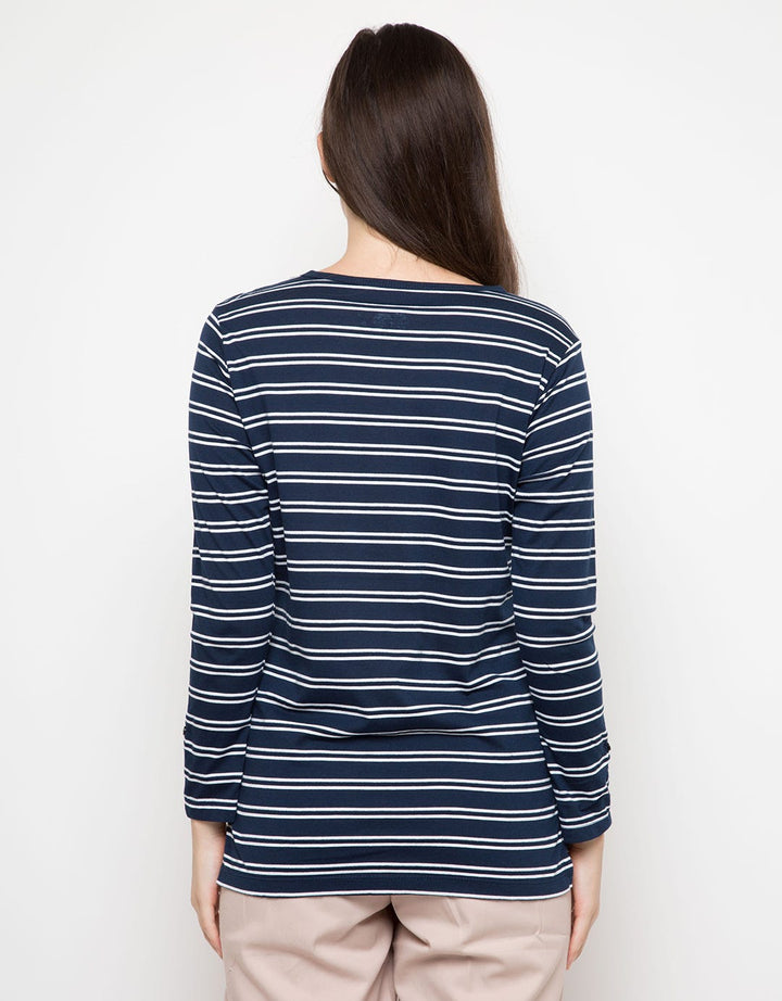 LS T-SHIRT V HENLEY