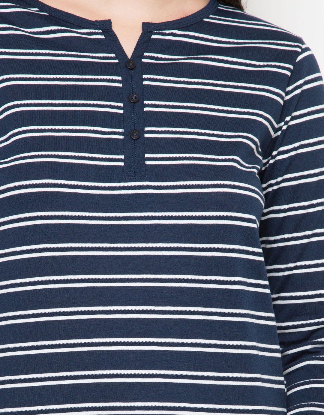 LS T-SHIRT V HENLEY
