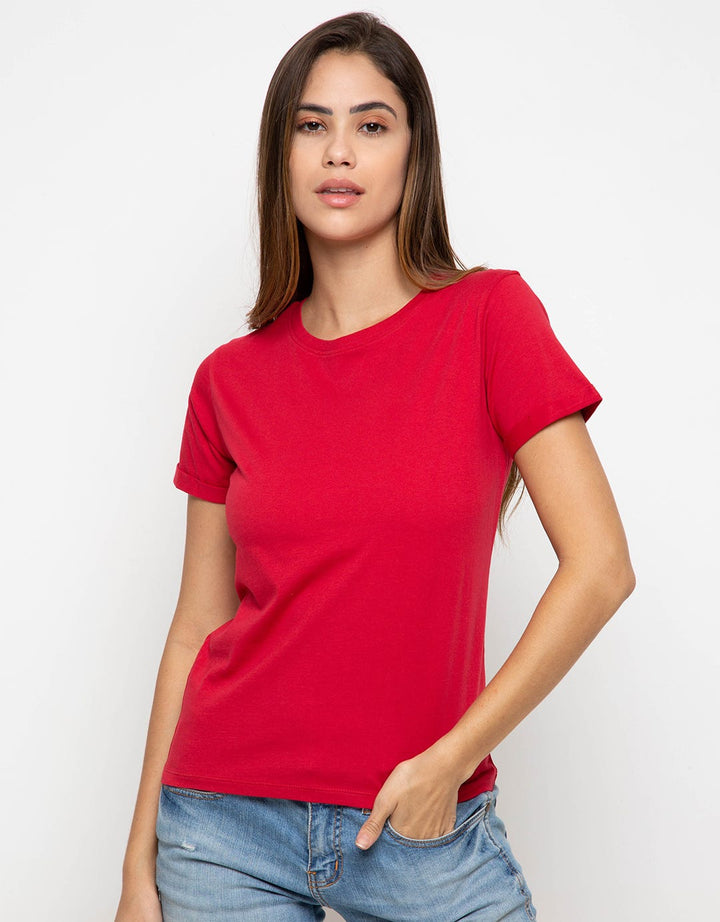 Phenomenal Short Sleeve T-Shirt Tangan Tekuk Plain